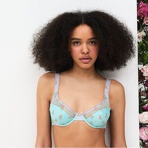 NWT For Love & Lemons Garden Party Underwire Bra